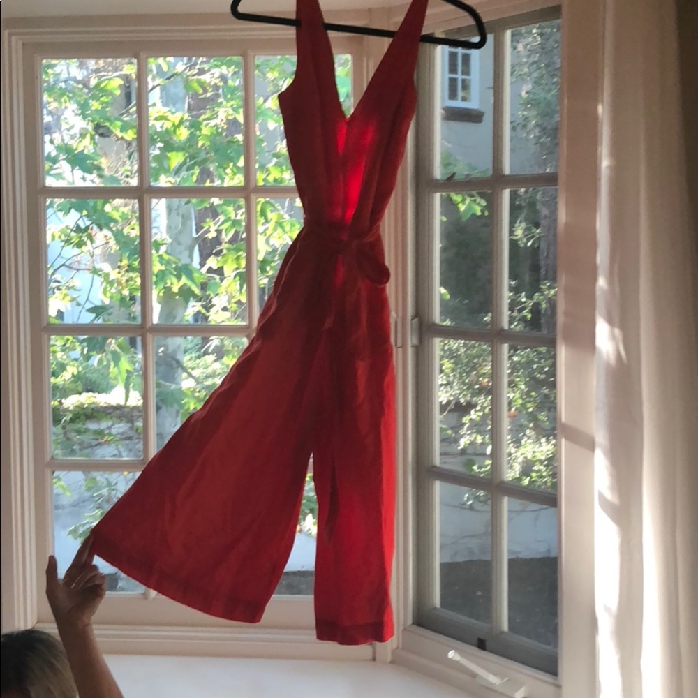 Red GAP JUMPER/ROMPER